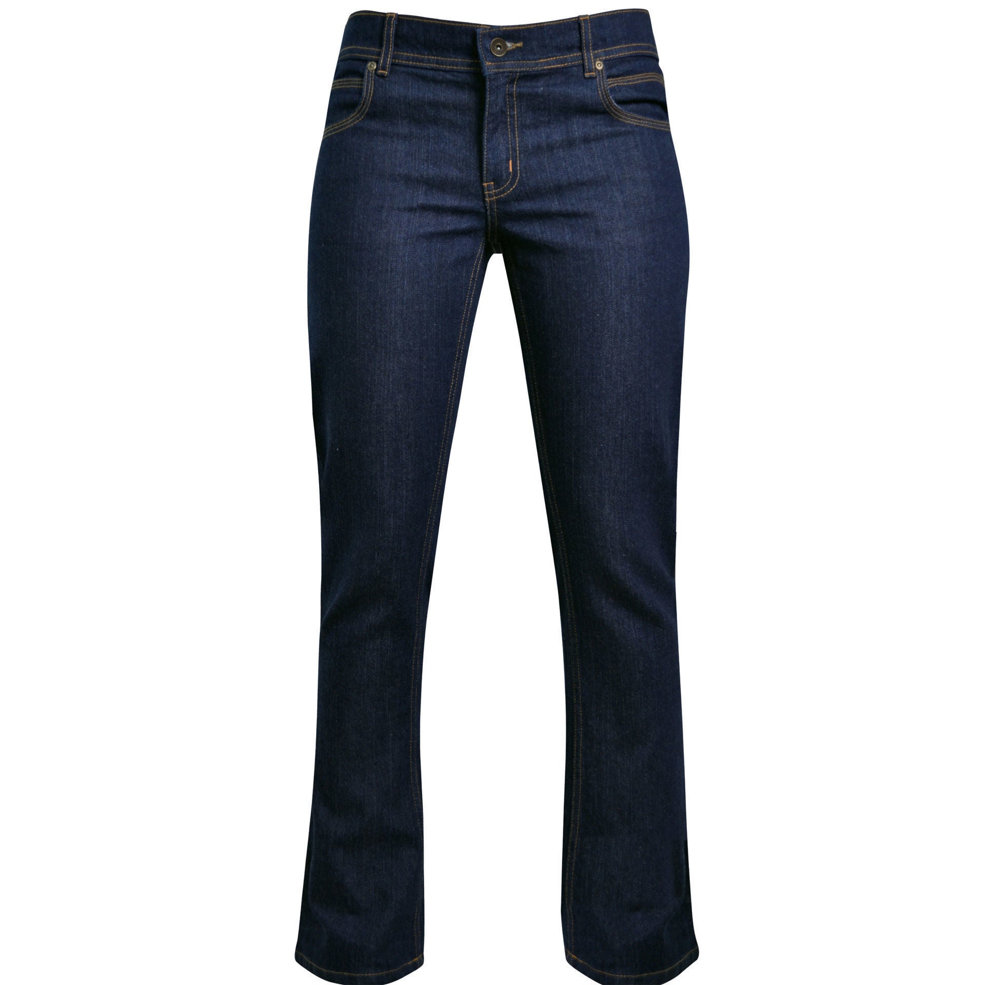 Ladies Stretch Denim Jeans - 5 Pocket - Insignia Blue - While Stocks Last